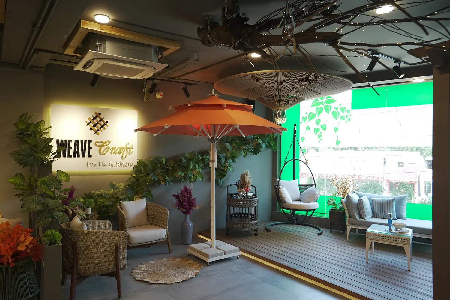 WeaveCraft outdoor living space