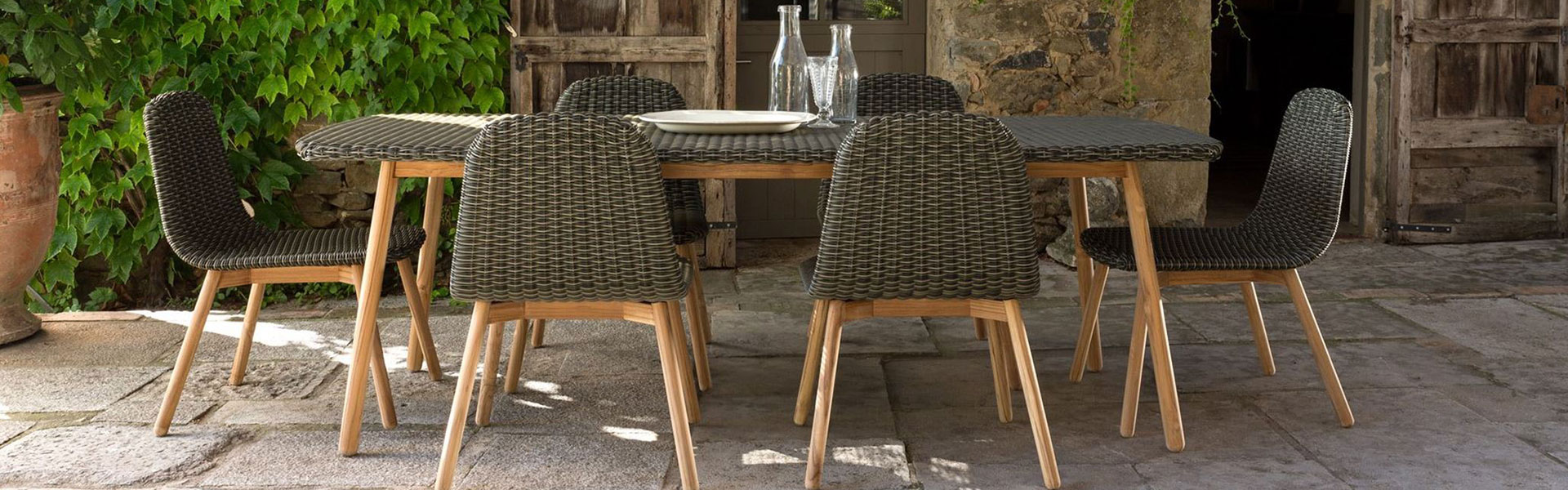 Contemporary Synthetic Woven Furniture